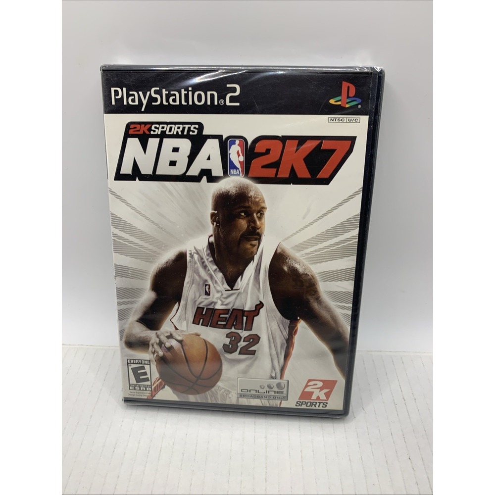 NBA 2K7 Sony PlayStation 2 PS2 2006 Shaq Cover Sports Game CIB Tested